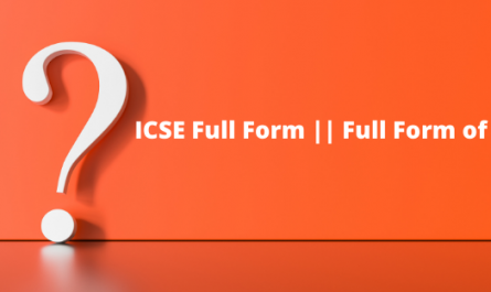 ICSE Full Form