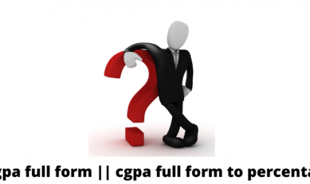 cgpa full form