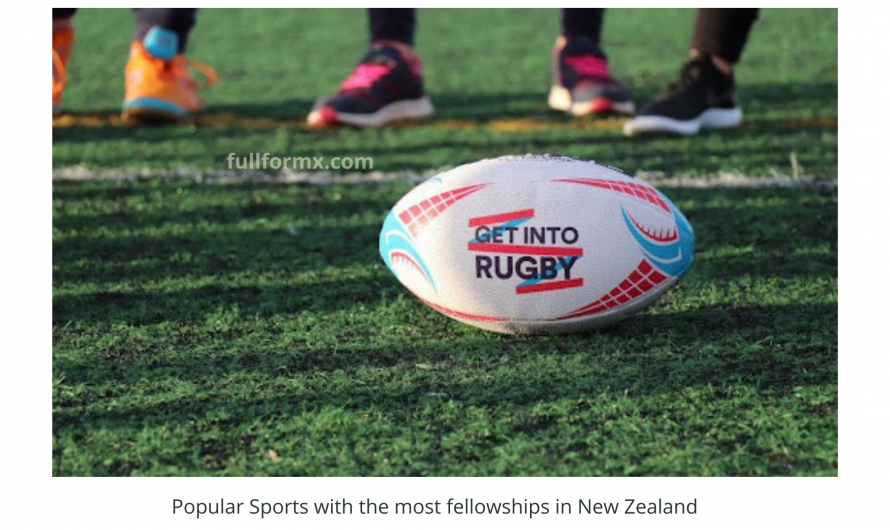 Popular Sports with the most fellowships in New Zealand