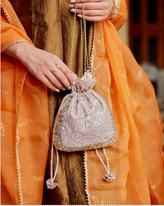 Add Bling to Your Festive Ensemble with Potli Bags