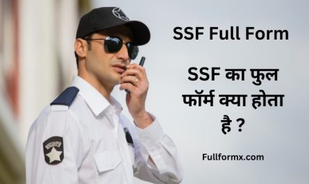 SSF Full Form