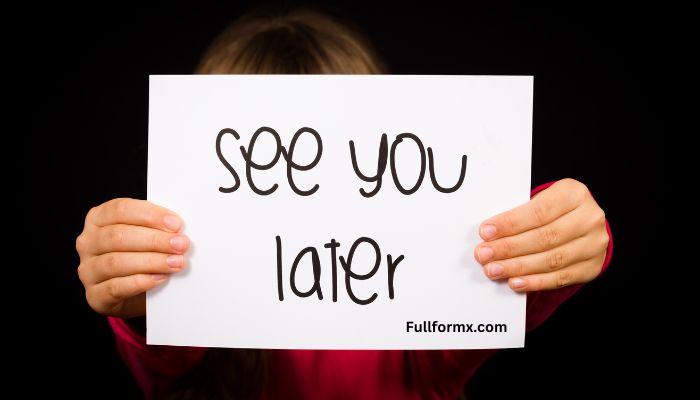 See You Later Meaning in Hindi – See You Later का मतलब क्या होता है ?